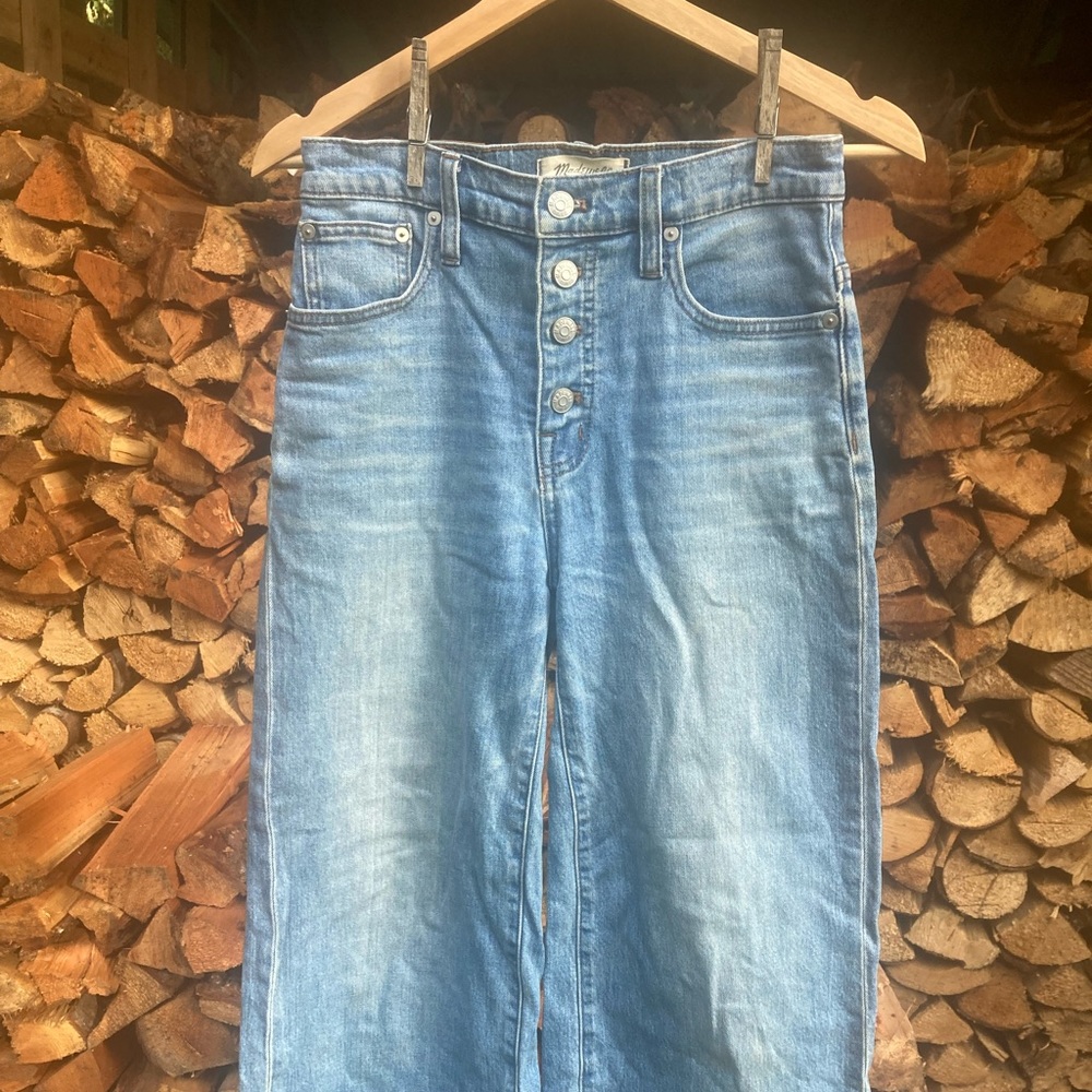 Madewell Wideleg Crop Jeans Size 26